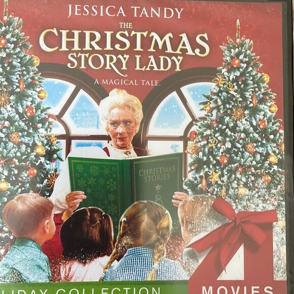 New in packaging DVD a of  4 Christmas movies including The Christmas Story Lady - Picture 5 of 6